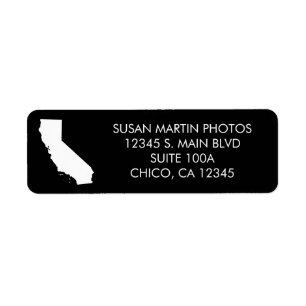 Black and White California Modern Minimalist