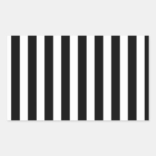 Black and white candy stripes sticker