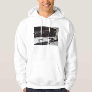 Black and white car hoodie