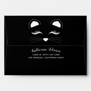 Black and White Cat Envelopes