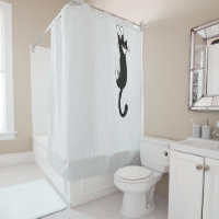 Black and White Cat Hanging On | Funny Tuxedo Cat