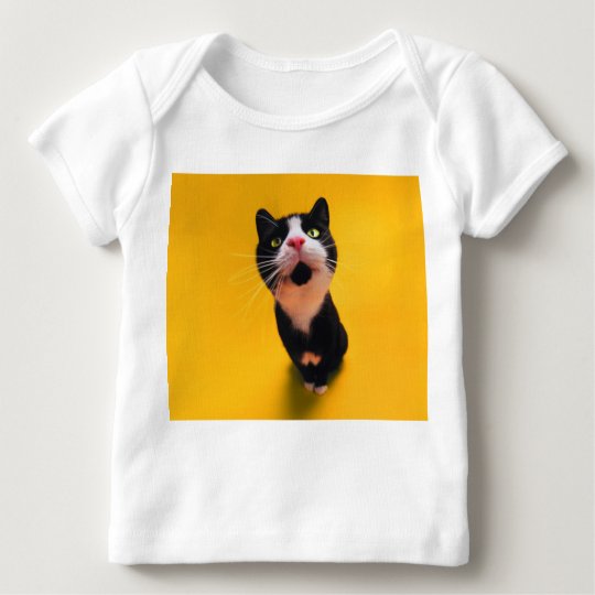 Black and white cat-tuxedo cat-pet kitten-pet cat baby T-Shirt