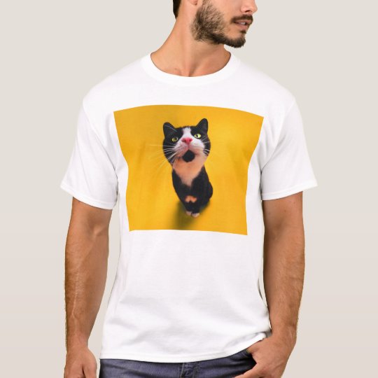 Black and white cat-tuxedo cat-pet kitten-pet cat T-Shirt