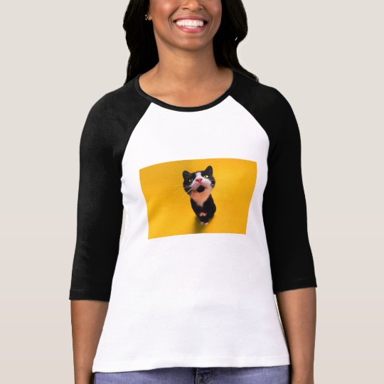 Black and white cat-tuxedo cat-pet kitten-pet cat T-Shirt