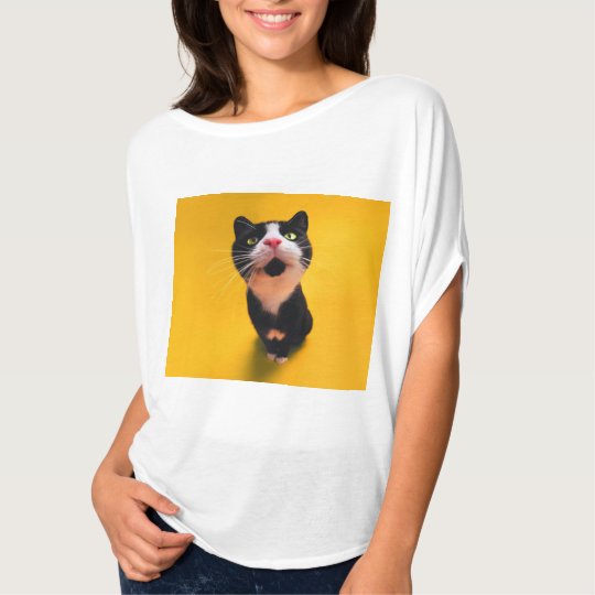 Black and white cat-tuxedo cat-pet kitten-pet cat T-Shirt