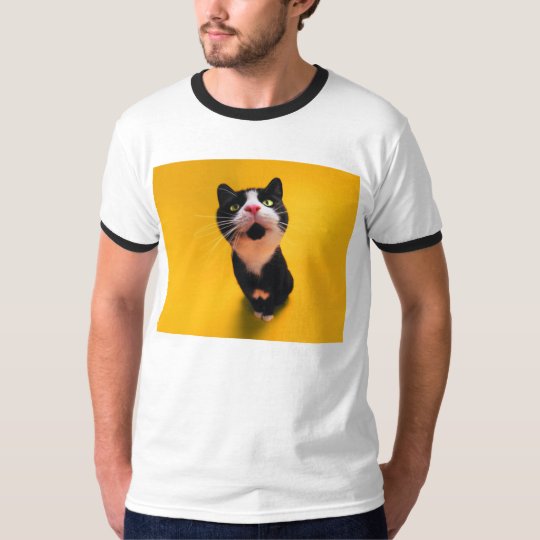 Black and white cat-tuxedo cat-pet kitten-pet cat T-Shirt