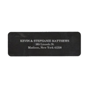 Black and White Chalkboard