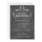 Black And White Chalkboard Modern Bridal Shower