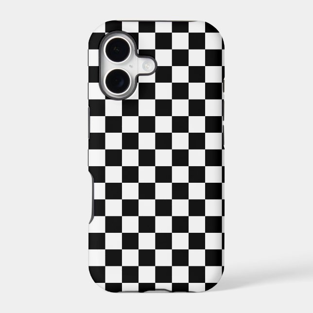 Black and White Check pattern (Back)