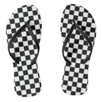 Black and White Checkers at the Beach