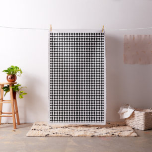 Black and White Checkers Fabric