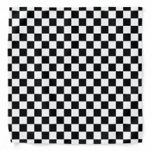 Black and White Chequerboard