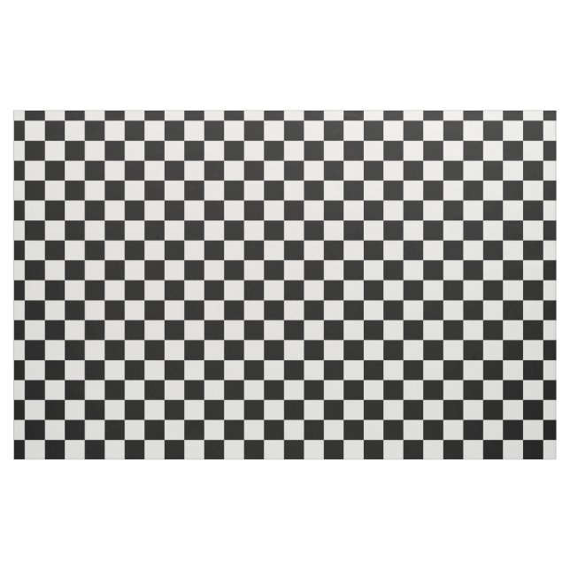 Black and White Chequerboard Fabric (Fat Quarter)