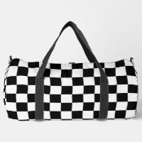 Black and White Chequerboard Pattern