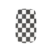 Black and White Chequered | DIY Background Colour