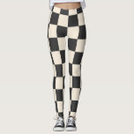 Black and White Chequered Leggings<br><div class="desc">Black and White Chequered Leggings</div>