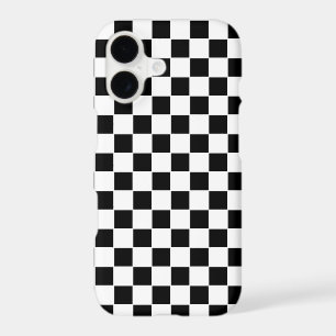 Black and White Chequered Pattern
