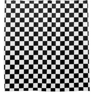 Black and white chequered pattern