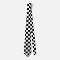 Black and White Chequered Pattern