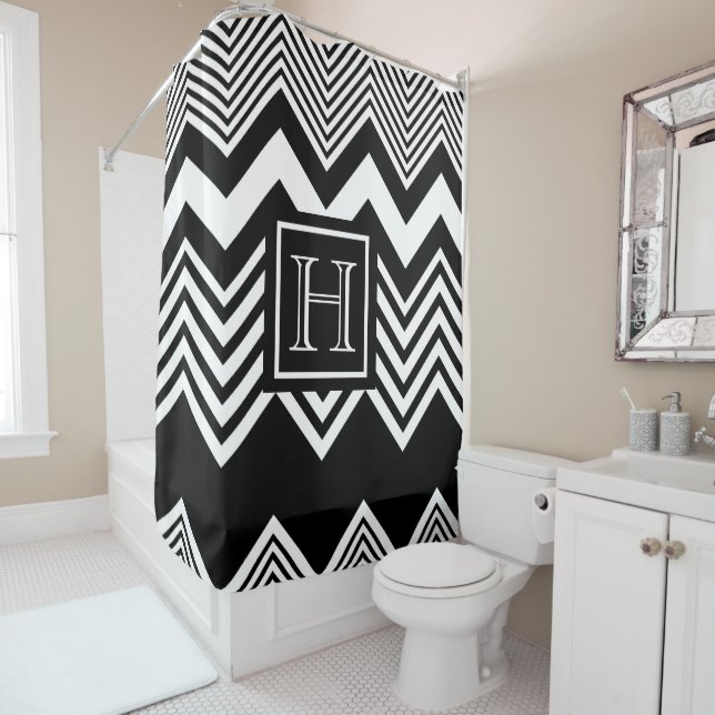 Black and White Chevron (In Situ)
