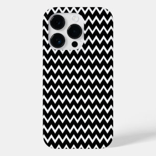 Black And White Chevron Case-Mate iPhone 14 Pro Case