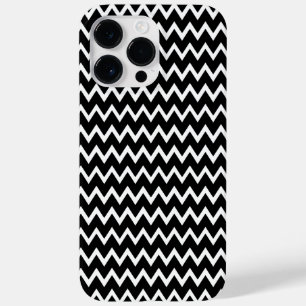 Black And White Chevron Case-Mate iPhone 14 Pro Max Case
