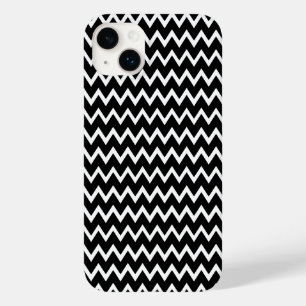 Black And White Chevron Case-Mate iPhone 14 Plus Case