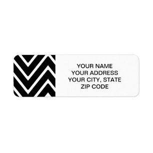 Black and White Chevron Pattern 2
