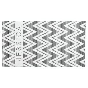 Black And White Chevron Pattern Pillowcase