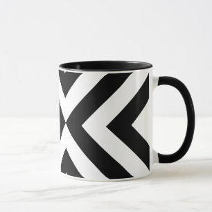 Black and White Chevrons Mug