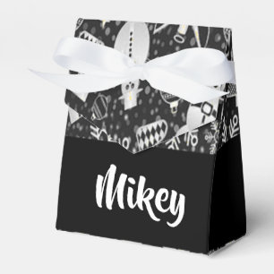 Black and white Christmas characters Favor Box