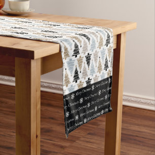 Black and White Christmas Coordinating  Medium Table Runner
