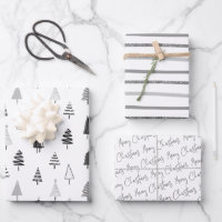 Black and White Christmas Holidays 