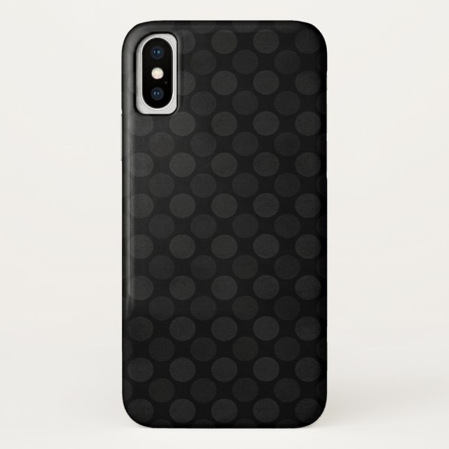 Black and white circles pattern Case-Mate iPhone case (Back)