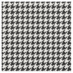 Black and White Classic Houndstooth Fabric