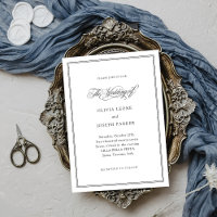 Black and White | Classic Italian Elegance Wedding