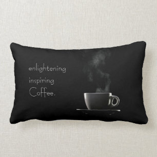 Black and White Coffee Pillow