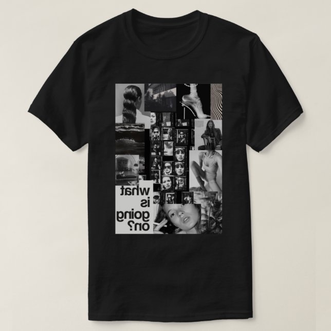 Black and White Collage feat. Kate Moss   T-Shirt (Design Front)