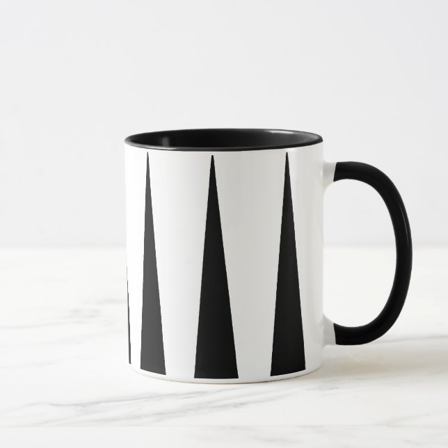 Black and White Colour Block Mug (Right)