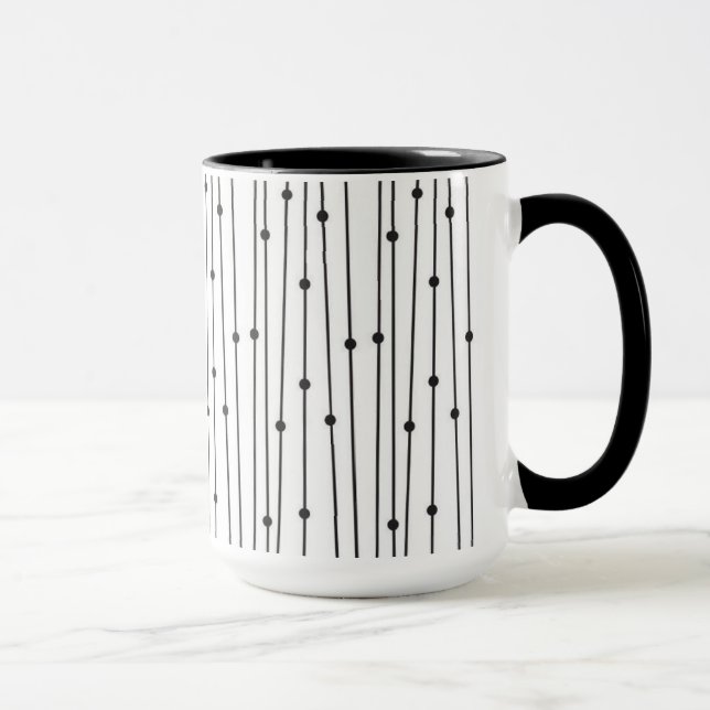 Black and White Combo Mug (Right)