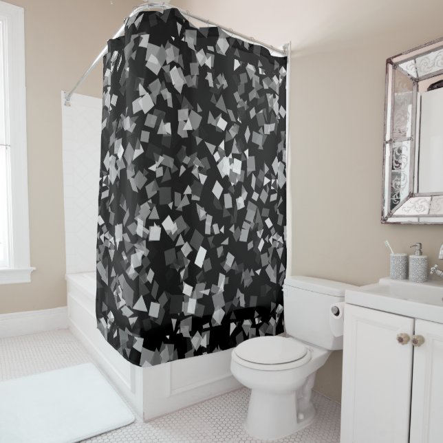 Black and White Confetti (In Situ)