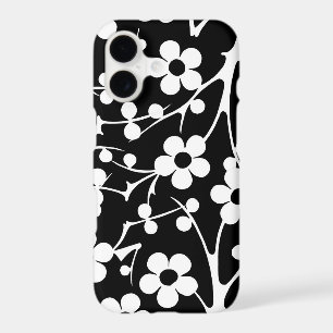 Black and White Contemporary Floral
