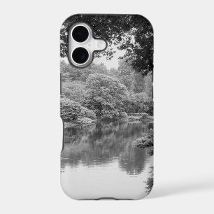 Black and white, cool, unique nature and lake