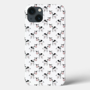 Black and White Cow Pattern. iPhone 13 Case