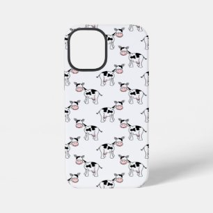 Black and White Cow Pattern. iPhone 12 Mini Case
