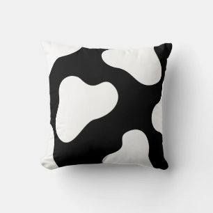 black and white Cow pattern Pillow