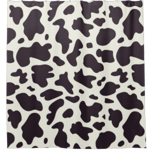 Black and White Cow Pattern Print