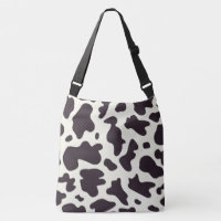 Black and White Cow Pattern Print