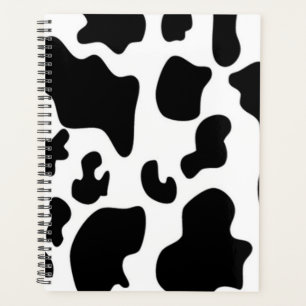 Black and White Cow Planner