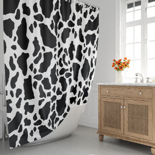 Black and White Cow Print